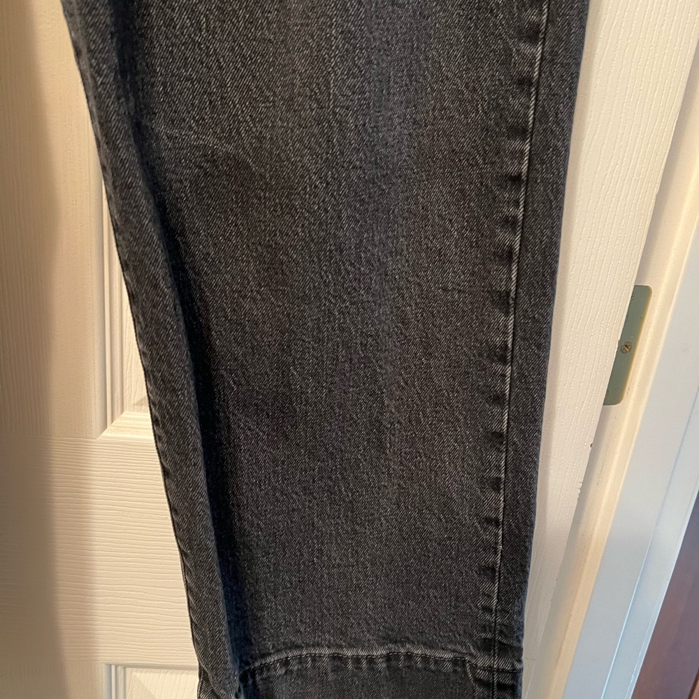 Levi’s RIBCAGE STRAIGHT ANKLE TAILORED WOMEN'S JEANS Black Denim Jeans - Picture 7 of 11